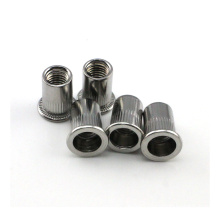 Stocked Reduced Head Knurled Body Rivet Nuts with Stainless Steel Riveted Nuts
